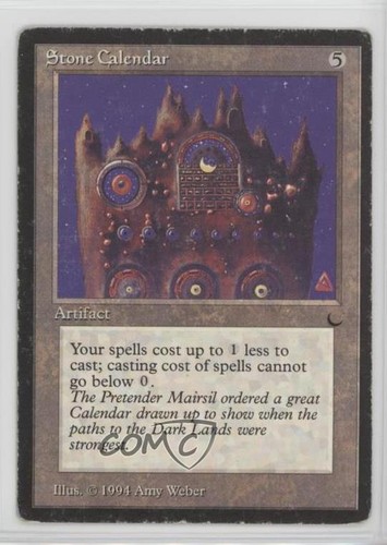 Stone Calendar Magic: The Dark 1994 - Picture 1 of 2