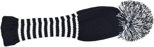 Cubiertas para cabeza de palos de golf de punto a rayas de 4 piezas 1 3 5 X negras (juego de 4 piezas) - Imagen 4 de 6