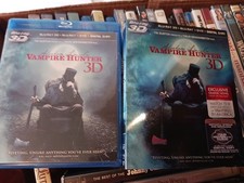 BLU RAY 3D,BLU RAY,DVD,SLIP,Digital, Abraham Lincoln Vampire Hunter (2012)
