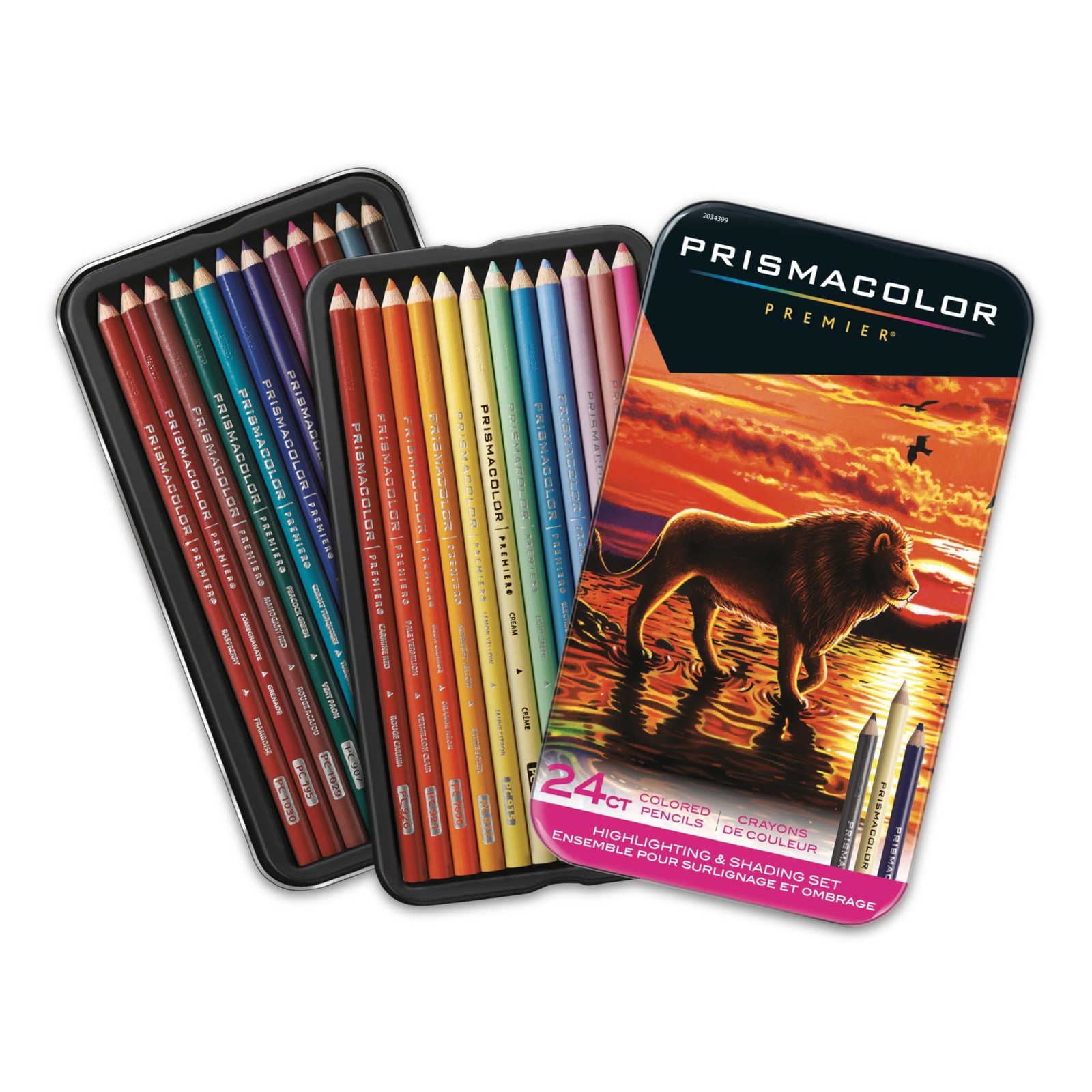 Premier Soft Core Colored Pencils, Vibrant Highlighting and 