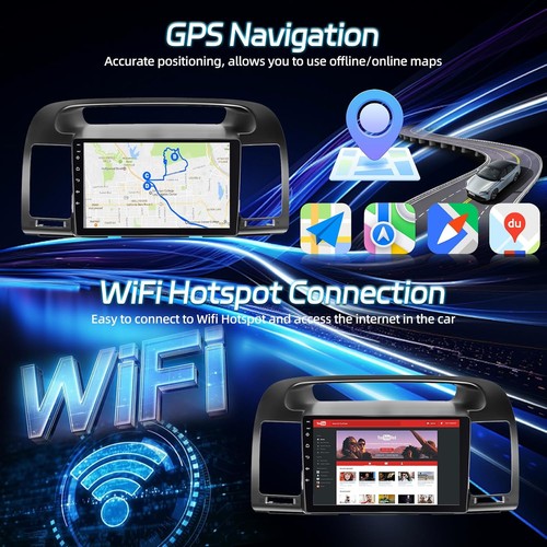 Android 15 Carplay Car Radio Stereo GPS Navi BT 2+64G For Toyota Camry 2000-2006 - Picture 9 of 24
