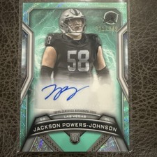 2025 Topps Resurgence Jackson Powers Johnson Resurgence Rookie AUTO /249 Raider