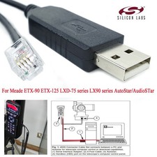 Telescope to PC Cable(1.8meter) for Meade 505 ETX127 ETX125 ETX-90 LXD75 LX80