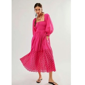 knee length dresses for ladies Perfect Storm Midi- Black ~ Free People – Arizonia Rose