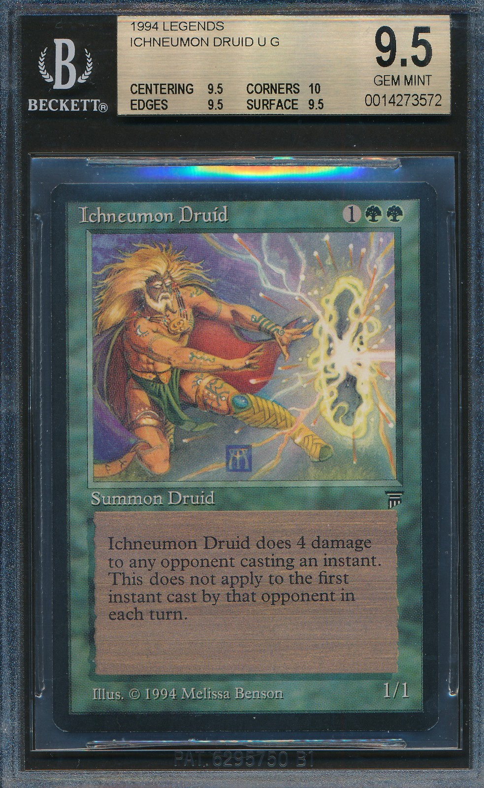 Legends Ichneumon Druid BGS 9.5 Graded Magic MTG (3572)
