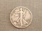 1943 USA - ½ Dollar-Circulated Walking Liberty Half Dollar - .900 Silver Coin