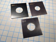 Three Technika-sized Zone VI branded Lens Boards