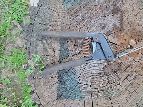 Vintage 60's WALLACE 9211 Grass Clippers Stainless Steel Blades Made in USA/0625 - Picture 6 of 15