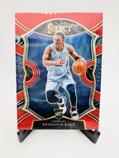 2020-21 Panini Select - Concourse Desmond Bane #90 Red Wave Prizm (RC)