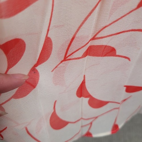 Self Portrait Kleid 8 rot creme Spitze Plissee Maxikleid Langarm Weihnachten - Bild 15 von 16