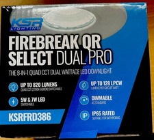 Firebreak QR Select Dual Pro 5W/7W 4CCT LED Downlight IP65 - White Dimmable (10)