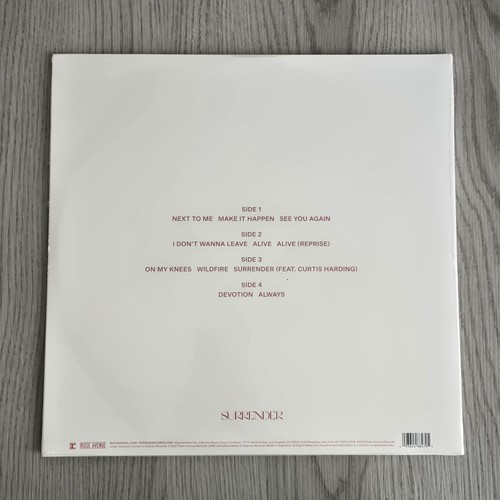 Rufus Du Sol Surrender Vinyl LP Colored Red Vinyl New Sealed Hype Stickers - Imagen 2 de 4