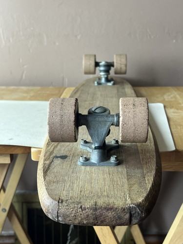 1960’s Super Surfer 30” Wooden Sidewalk Skateboard w/Clay Wheels - Bild 12 von 12