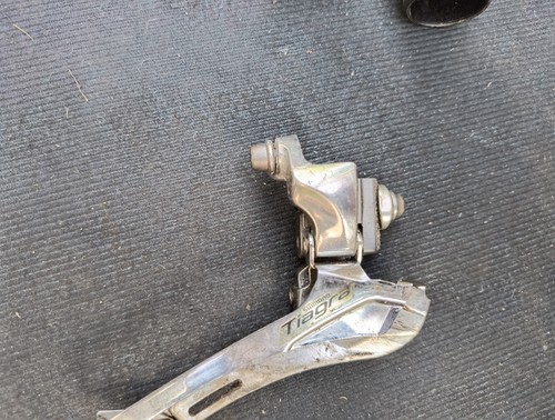 Shimano Tiagra 4600 Front Derailleur Braze on mech Double chainset Bike - Picture 3 of 4