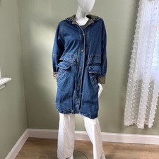 Vintage Current Seen Denim Hooded Jacket Size M  Unique vintage Current Seen d