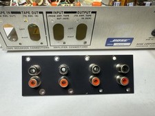 Bose 901 Active Equalizer RCA Jack Panel new. 8 jack panel.