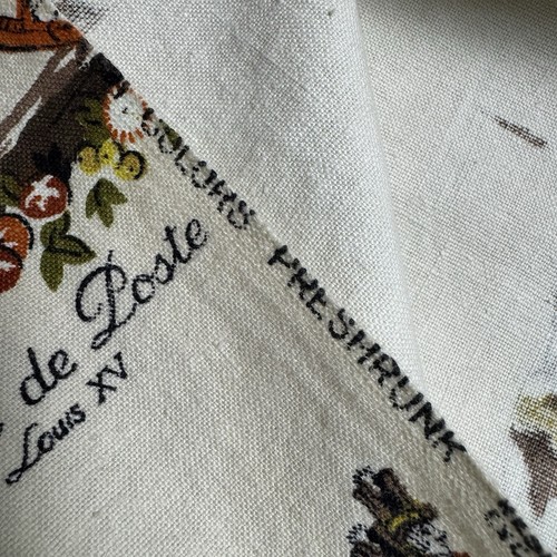 Vintage Fabric All Vat Color Cloth Preshrunk Horse Carriage 3+ yards - Picture 6 of 13