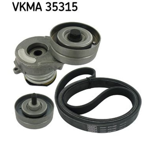 SKF V-ribbed belt kit for Opel Astra combo Corsa Meriva - Picture 1 of 4