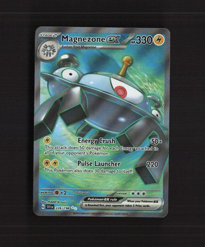 Tarjeta Pokémon Magnezone ex 226/198 Escarlata y Violeta Arte Completo Ultra Rara Holo Casi Nueva - Imagen 1 de 10