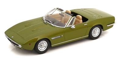 KK Scale 1:18 MASERATI GHIBLI SPYDER LIGHT GREEN METALLIC WITH SPOKE RIMS 1970