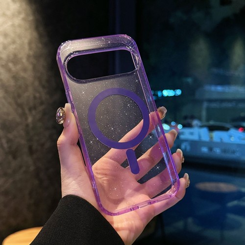 Shockproof Glitter Clear Magnetic Case For Google Pixel 9 Pro XL 8 Pro 8A Cover - Picture 10 of 17