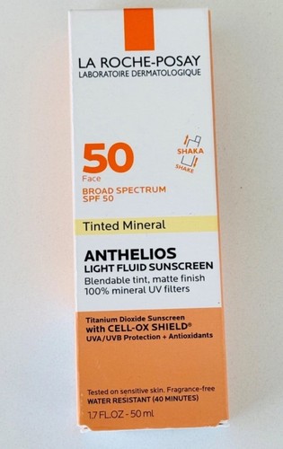 La Roche-Posay Anthelios 50 getönte mineralische leichte flüssige Sonnencreme 1,7 EXP 03/2026