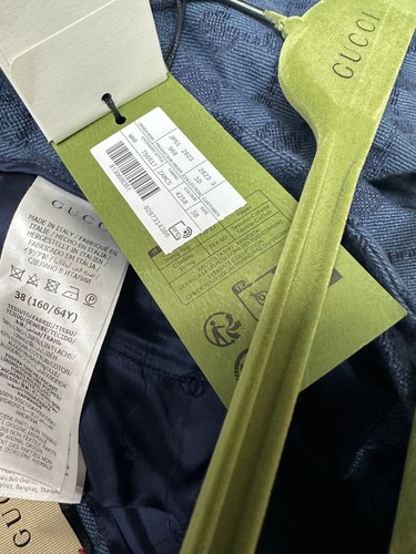 Gucci GG Linen Cotton Jacquard Trousers 26 75101327 - Picture 5 of 5