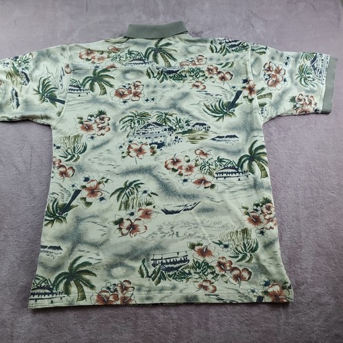 Tommy Bahama Polo Polo Floreale Stampa Tropicale Uomo Medium Beige - Foto 15 di 23