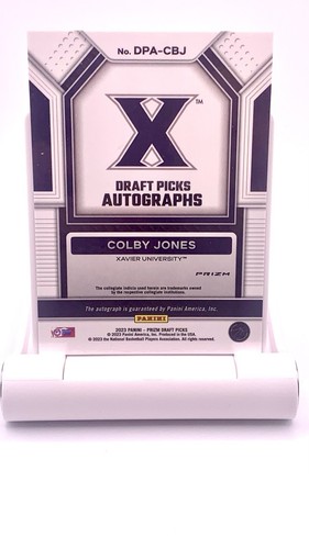 Colby Jones 2023 Panini Prizm Draft Picks Green Rookie Auto RC - Bild 2 von 2