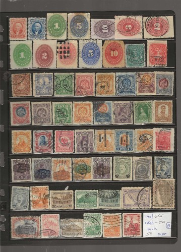 MEXICO Classics...Sc #14a/655...M & U...1864/1923...59 verschiedene