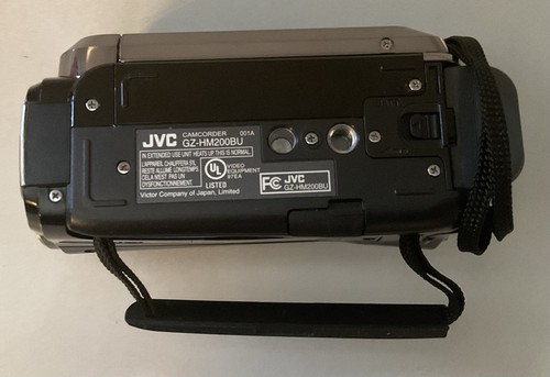Z JVC Everio HD Camcorder GZ-HM200BU Video Camera W/SD Card Charger Case Bundle - Picture 14 of 18
