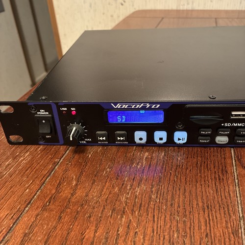 VocoPro SDR-4000 Doppio Registratore Audio Digitale USB/SD CG01JJX Alimentazione Testato/Funzionante - Foto 3 di 13