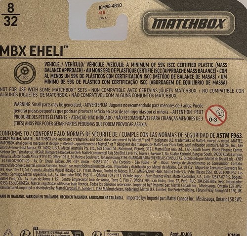 2025 Matchbox Sky Busters® #8 MBX EHeli™ WHITE | RED | MATCHBOX COUNTY | FSC - Picture 3 of 3