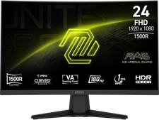 MSI MAG 244C 23.6''Curved Gaming Monitor FHD 1080p 180Hz 1ms Adaptive-Sync HDR