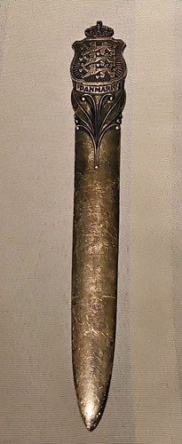 Vintage Solid Sterling Silver Prima Danmark Letter Opener free shipping  - Picture 1 of 10