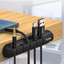 Silicone USB Cable Winder Desktop Cable Organ...