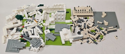 Nanoblock Kawada Micro-Size Baustein Set Das Weiße Haus und Bogenstücke
