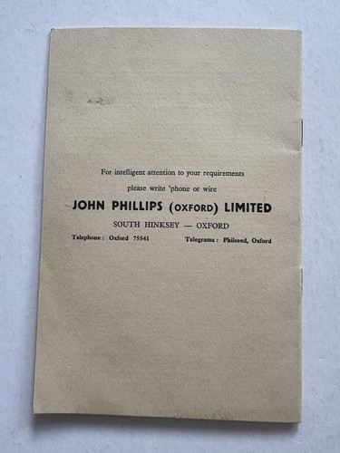 Phillips Seeds Catalogue, Autumn 1957 - Picture 4 of 4
