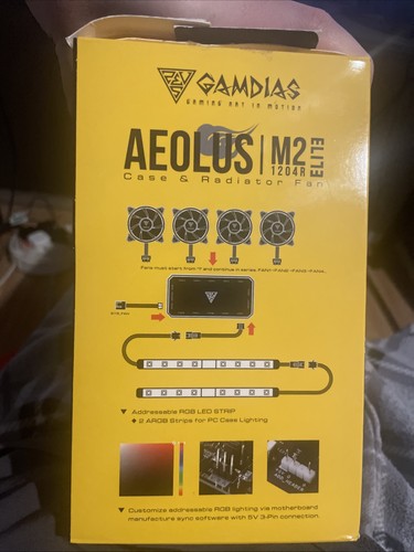 La boite GAMDIAS est abîmée mais les ventilateurs sont toujours en parfait état (tout est en boite - Photo 4/9