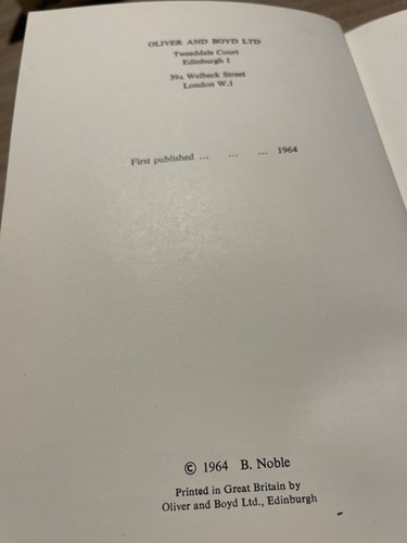 Numerical Methods 1 And 2 Ben Noble University Mathematical Texts 1964 First Ed. - Picture 4 of 7