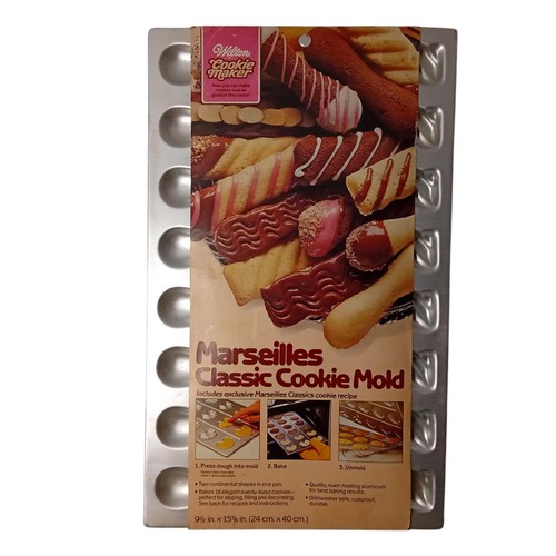 WILTON 3 Cookie Makers classic cookie molds Marseilles Venetian Viennese recipes - Bild 2 von 14