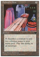 Ashnod's Altar Magic mtg Moderate Play, English Chronicles x1