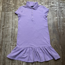 Polo Ralph Lauren girls purple size XL uniform dress