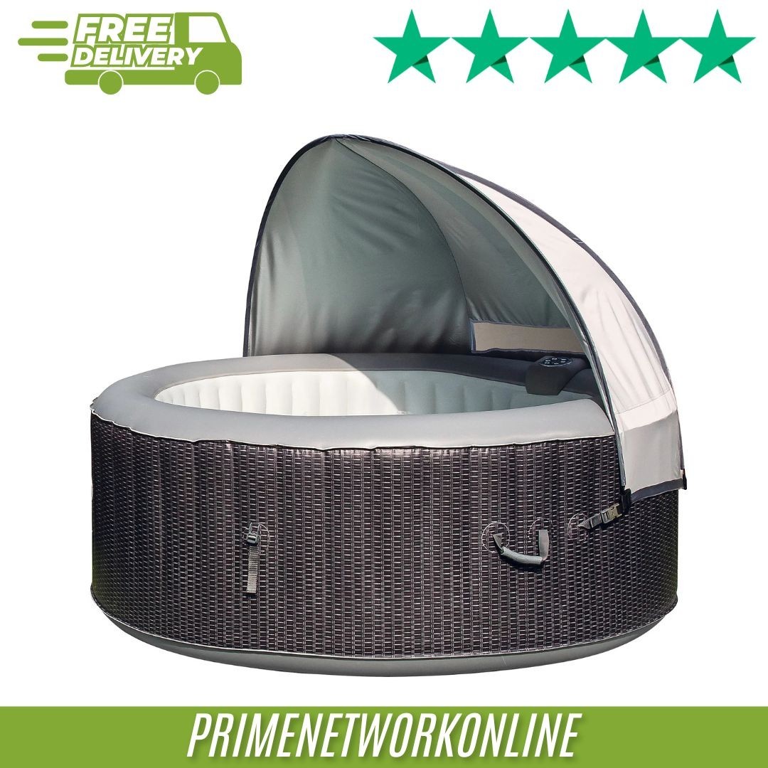 CleverSpa Grey Dome Spa Canopy 75 x 122 x 185 Cm 100% ORIGINAL ⭐⭐⭐⭐⭐