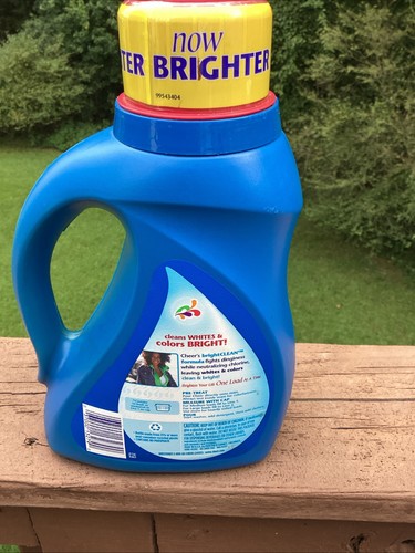 Cheer Bright Clean flüssiges Waschmittel frischer sauberer Duft 50 Unzen 32 Ladungen - Bild 5 von 12