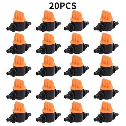 20X Water Flow Control Valve For 4/7mm Hose Garden Drip Irrigation System New - Picture 4 of 24