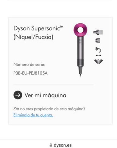 Dyson Supersonic HD07 1600W Secador de Pelo - Fucsia/Metalizado (386732-01) - Foto 2 di 17
