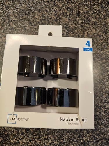12 Neu aus altem Lagerbestand Mainstays Rotguss Metall Serviettenringe 2 Zoll Breite x 1,6 Zoll Länge, 12 Stück - Bild 2 von 10