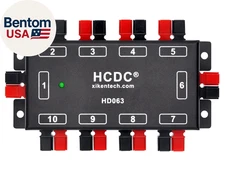 HD063 10 Position DC Power Distribution Block Module for 15/30/45A Connectors