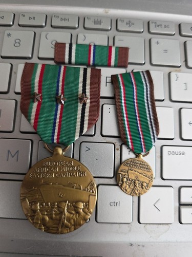 European–African–Middle Eastern Campaign Medal+Ribbon+Mini Medal SEE STORE WW2